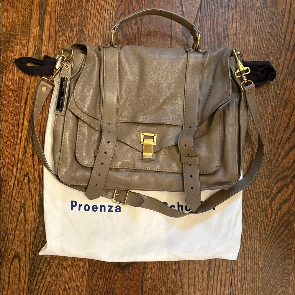 Proenza Schouler PS1 Leather Messenger Bag - Picture 1 of 13